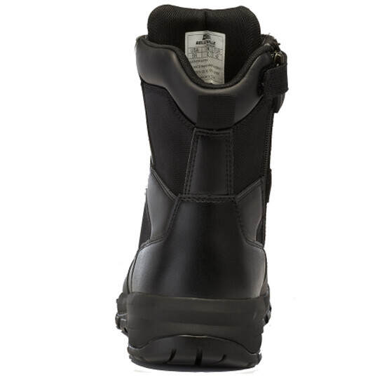 Belleville Spearpoint Lightweight Side-Zip Waterproof Tactical Boots feature a nylon and leather construction